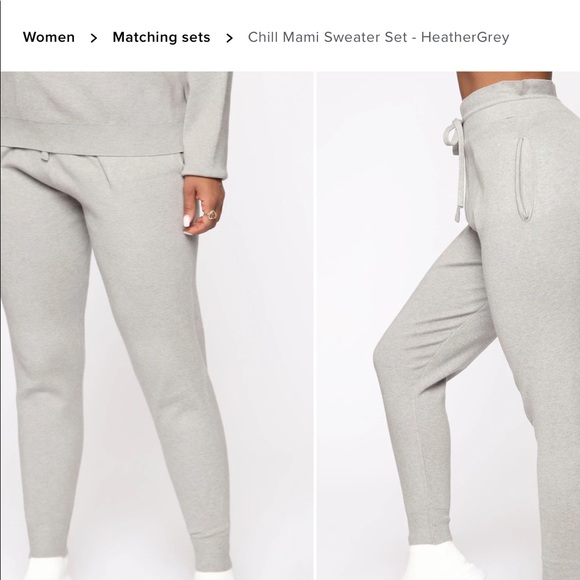 Fashion Nova Chill Mami Sweater Pants 